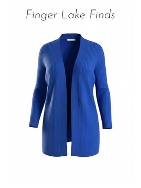 Royal Blue Cardigan, Size S